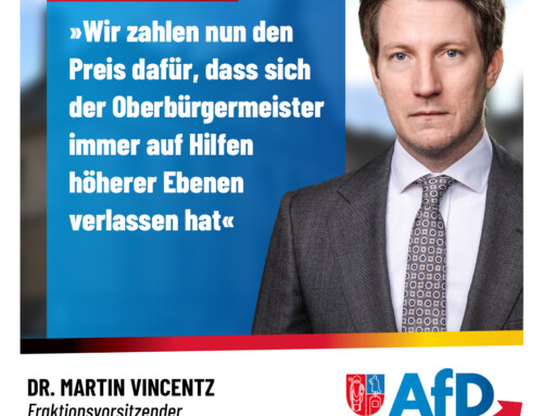 Krefelder AfD-Fraktion zum Haushaltsplan 2024