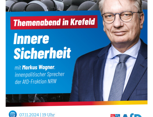 Themenabend: Innere Sicherheit – am 07.11.2024 in Krefeld