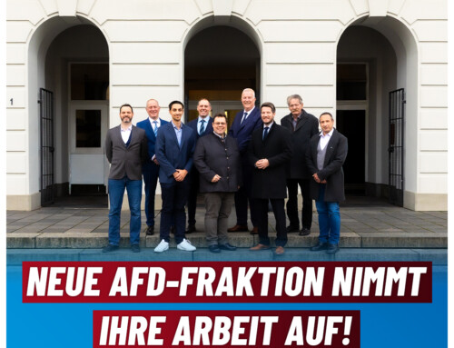 Erste Ratssitzung: neue AfD-Fraktion nimmt ihre Arbeit auf!