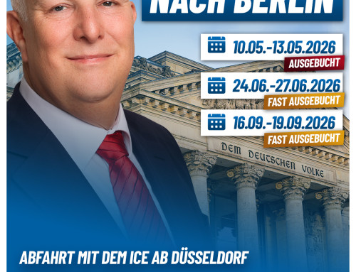 Berlinfahrten mit unserem Krefelder Bundestagsabgeordneten Hauke Finger | Jetzt zur BPA-Fahrt anmelden!