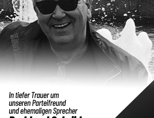 In tiefer Trauer um unseren ehemaligen Kreissprecher Burkhard Schröder