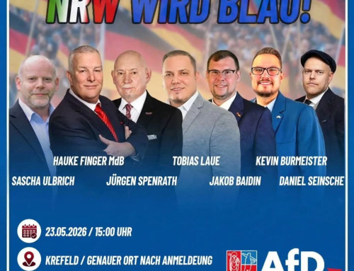 NRW wird Blau am 23.05.2026